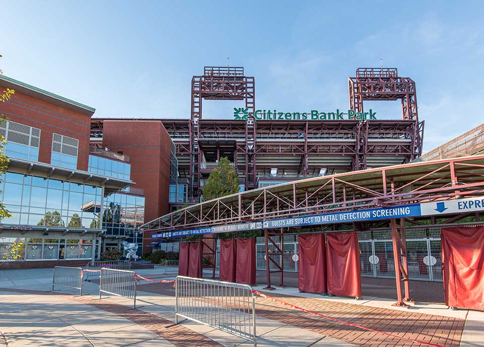 Citizens Bank Park grounds in South Philly, Philadelphia, PA