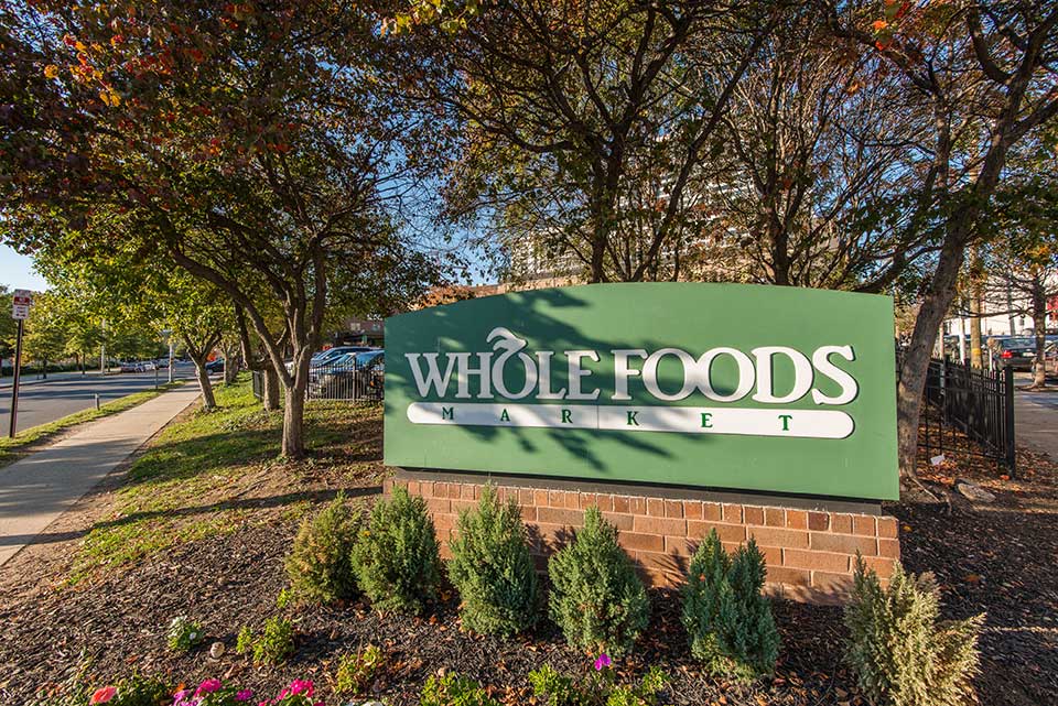Whole Foods sign in Fairmount, Philadelphia, PA