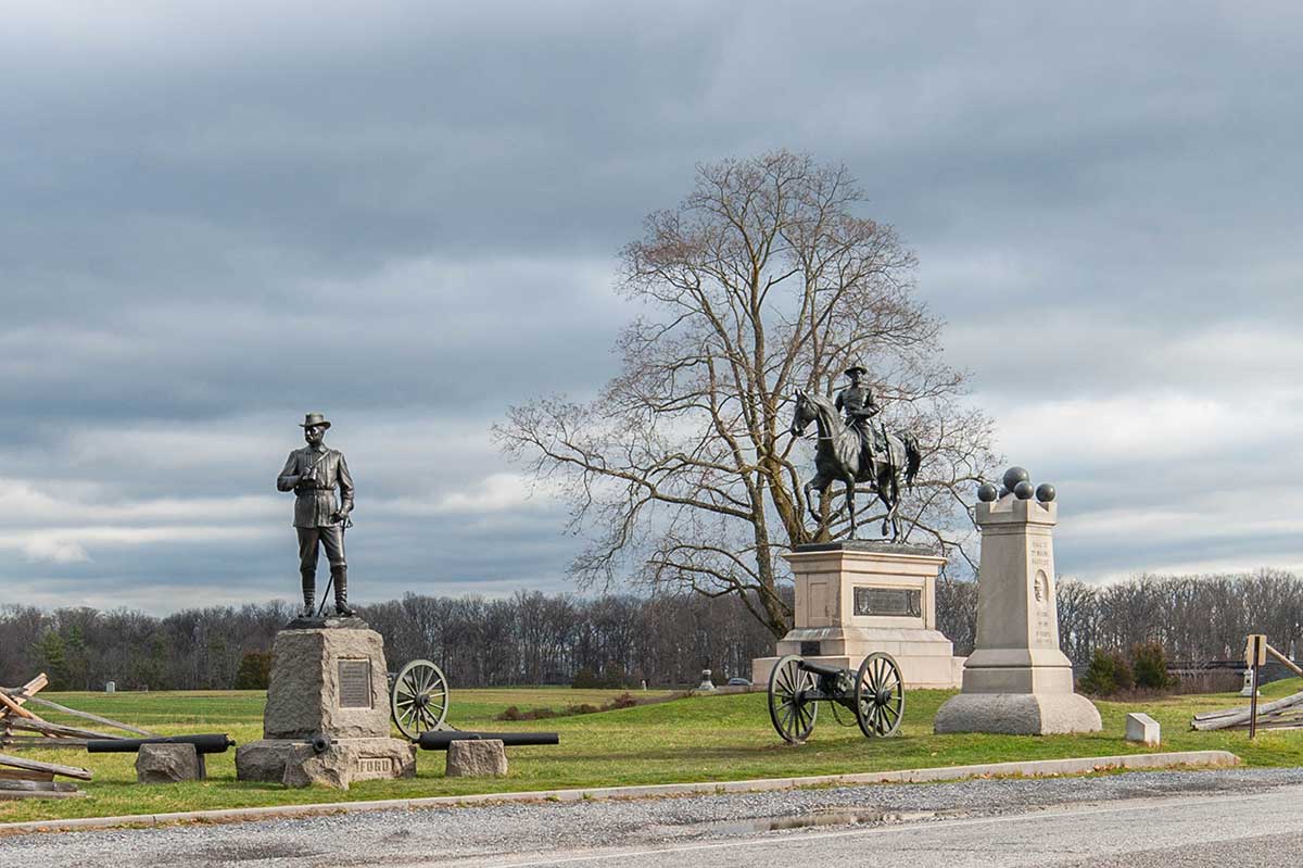 War monuments in Gettysburg, PA