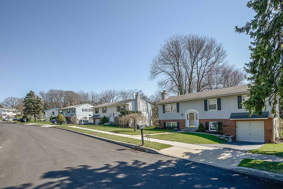 Split-level homes in Lafayette Hill, PA