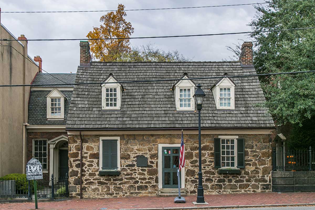 Poe Museum in Shockoe Bottom, Richmond, VA
