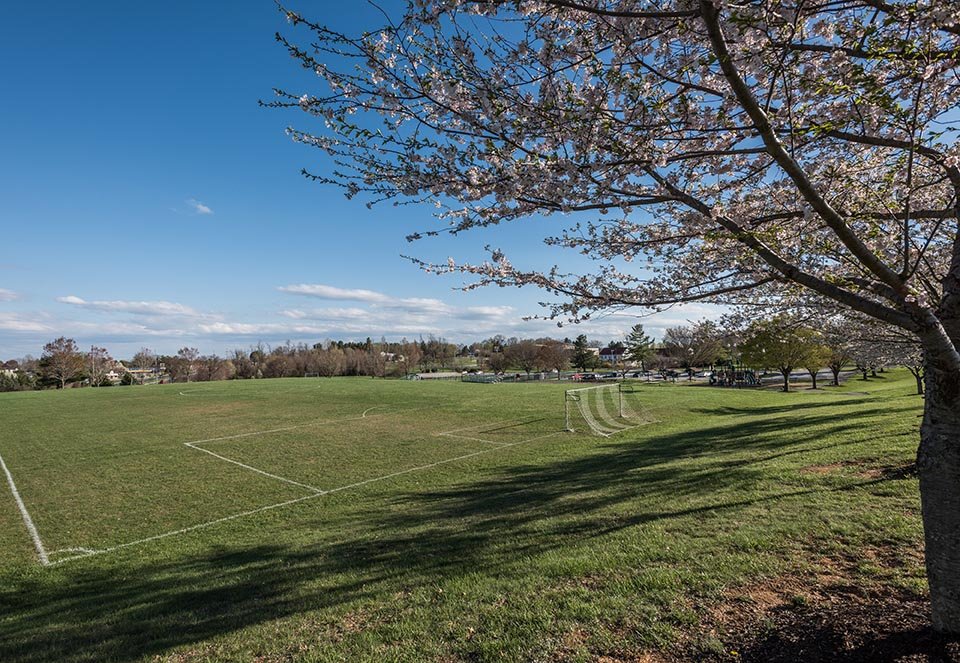 Soccer field in Finksburg, MD