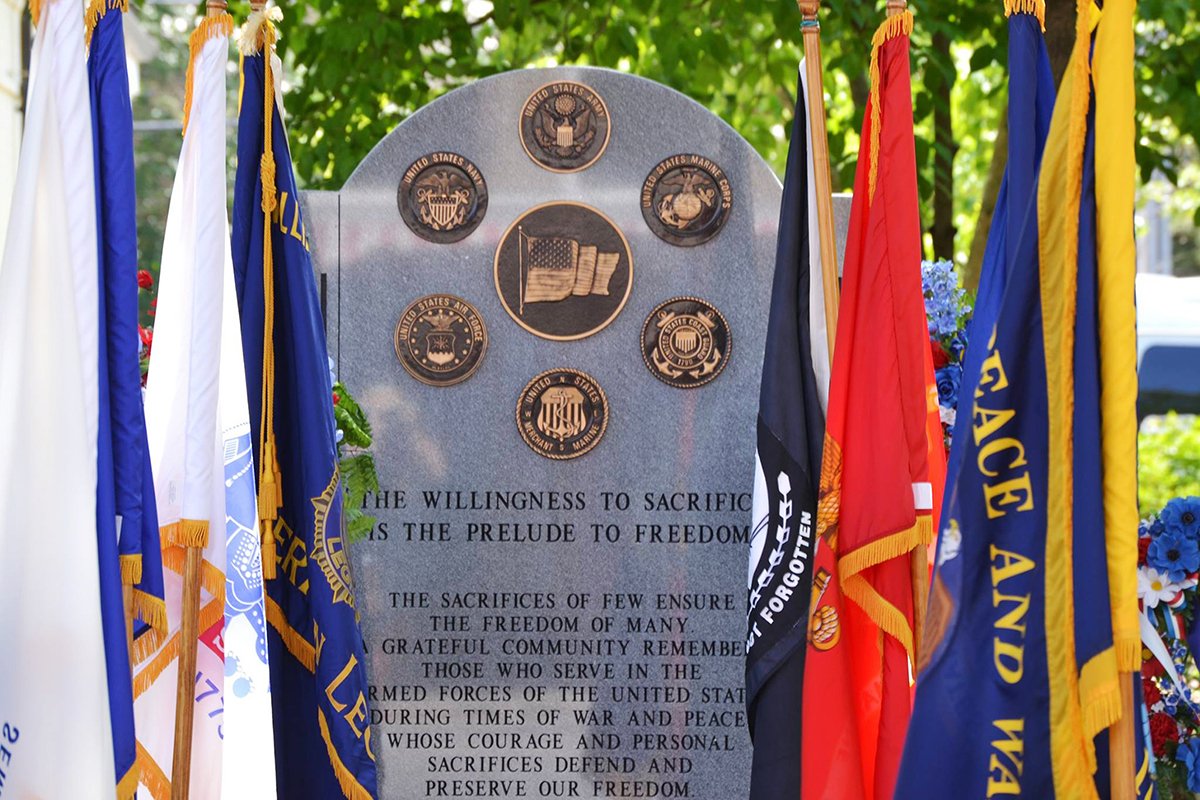 Veterans Memorial in Hertford The Veterans Memorial in Hertford honors all veterans. in Hertford, NC