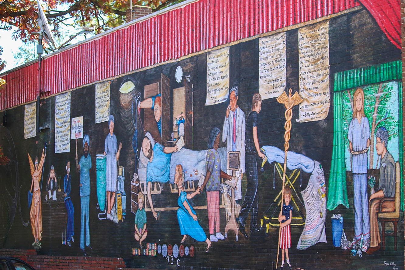 Mural in Chevy Chase, Washington, DC